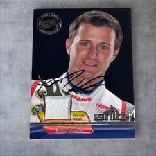 Kasey Kahne RACE USED FIRESUIT 2012 PRESS PASS IGNITE FARMERS autographed card