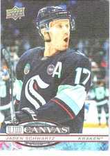 2025 Upper Deck Series 2 - Jaden Schwartz #C-185 - UD Canvas - Kraken