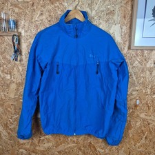 Giacca a vento panca vintage uomo grande blu Y2K retrò