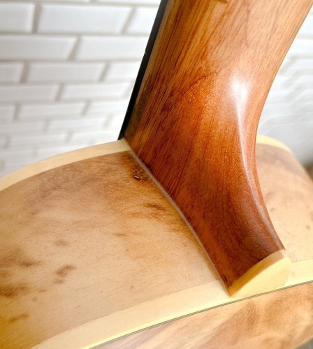 Alulu Solid Acacia Koa Tenor Ukulele, cat MOP inlaid UKT246 - Picture 12 of 17