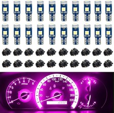 20pcs 3030-3smd Super Bright Led Replacement Lights For Car Color Pink Purple 20pcs 3030-3smd Super Bright Led Replacement Lights For Car Color Pink Purple
