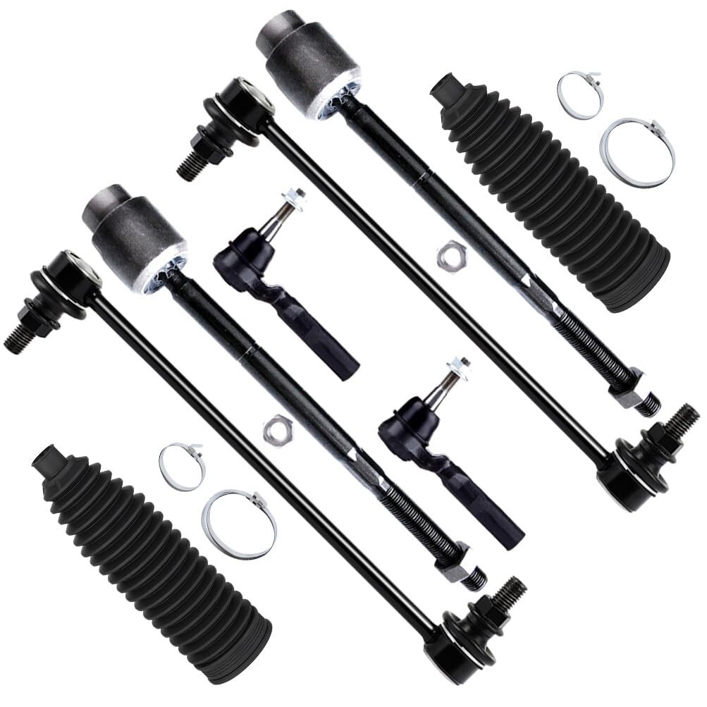 8pcs Front Tie Rod Kit,2004-2012 for Chevy for Malibu,for Pontiac G6