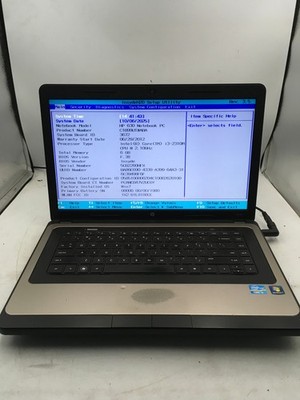 LOT OF 5  HP 630 NOTEBOOK BOOTS TO BIOS - INTEL I3 2310M - 4GB RAM - READ -BB
