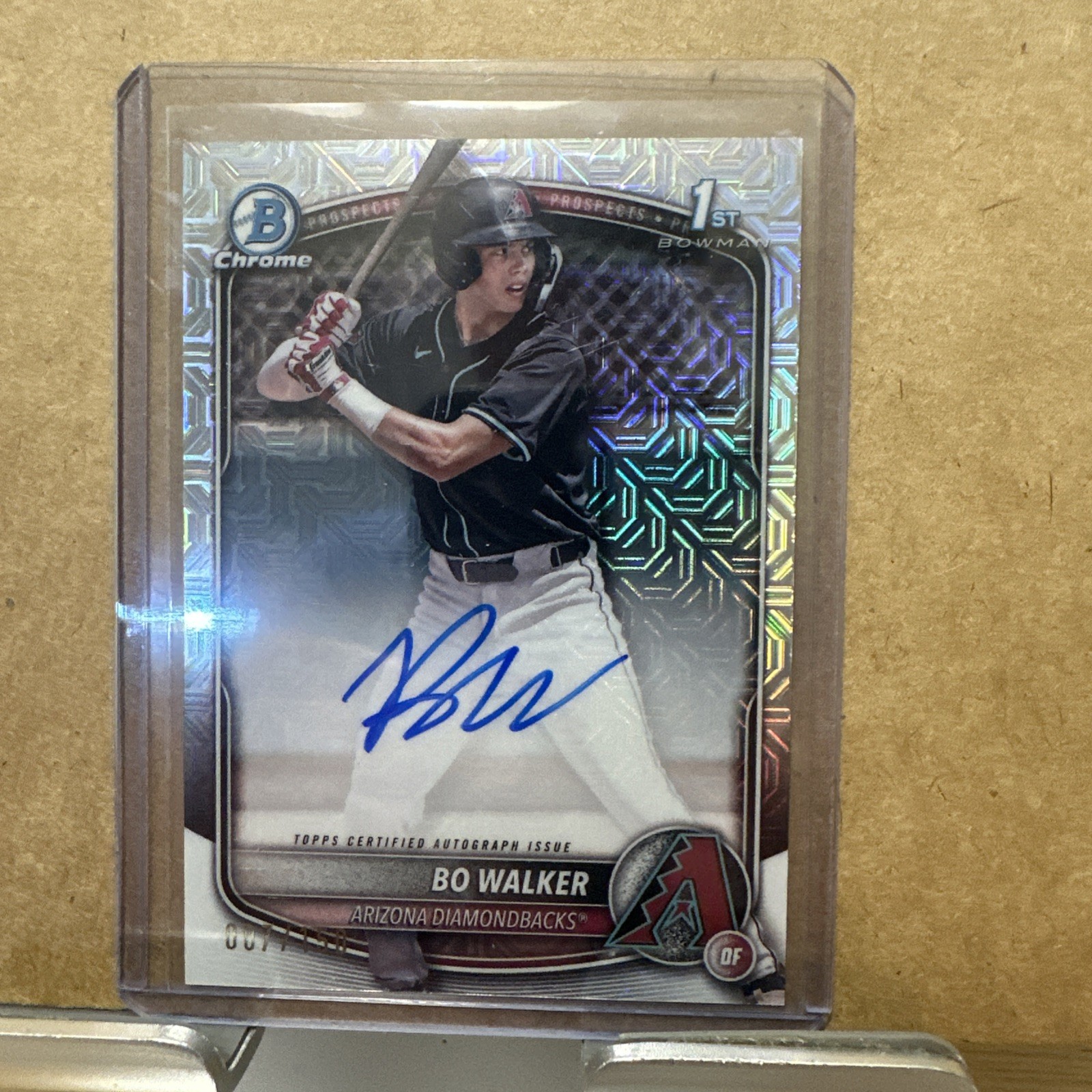 BO WALKER 2025 BOWMAN CHROME 1ST AUTOGRAPH HTA CHOICE AUTO /150