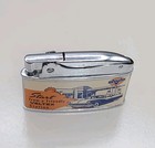 Vintage Veltex Super Ethyl Gasoline Fletcher Oil Gas Flat Ad Lighter With Box — photo 9