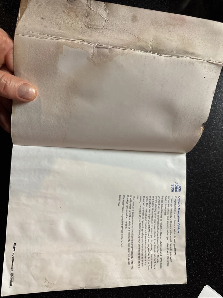 Libro BMW Serie 3 328i 335i 2007 2008 cupé manual del propietario 328xi 328 335 Foto 2 de 4