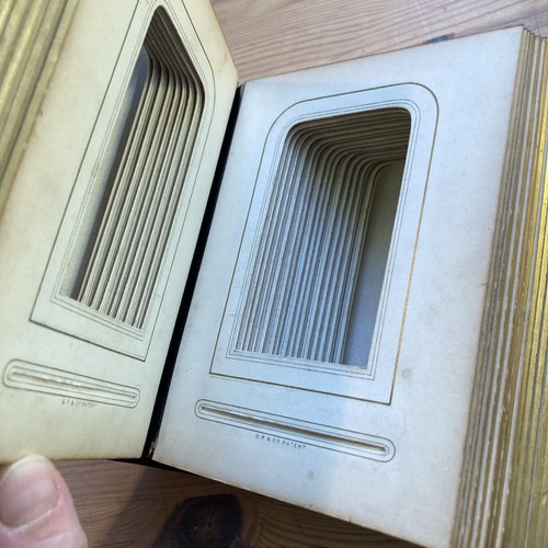 Viktorianisches CDV-Fotoalbum - braunes Leder & Messingschließe - ohne Inhalt - Bild 9 von 12
