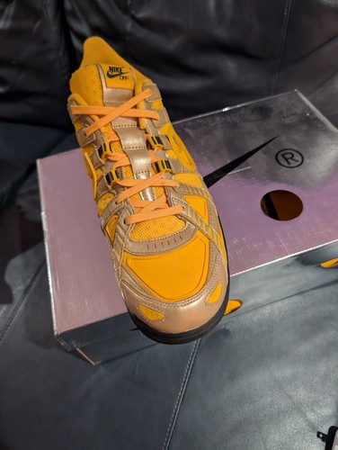 Größe 12 Nike Air Rubber Dunk x Off-White Low University Gold - Bild 16 von 19