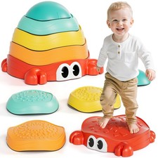 Lehoo Castle Stepping Stones for Kids, Non-Slip Toddler Stepping Stones for A...