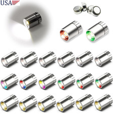 10Pcs Small Spotlight Battery Operated LED Lights, Warm White LED Wireless Mini