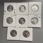 1/4 oz Silver Rounds Lot Of 8 - APMEX (Standing Liberty Quarter)