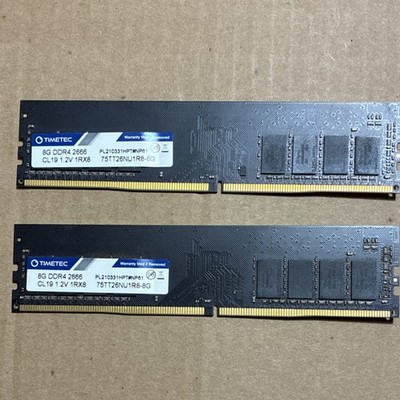 Timetec 16GB (2x8GB) DDR4 SDRAM 2666 DIMM 288-Pin Desktop Memory