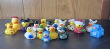 Lot of 18 Rubber Ducks Jeep Duckies Various Styles and Colors Funny Gift