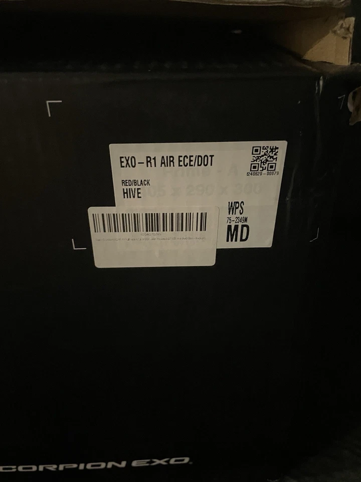 Casco de moto Scorpion Exo R1 Air Hive negro rojo DOT ECE. Leer descripción. Foto 4 de 4