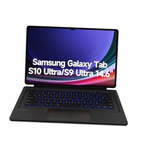 Keyboard Case for Samsung Galaxy Tab S10 Ultra/ S9 Ultra Keyboard 14.6 Inch - Picture 1 of 7