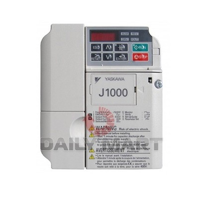 Used & Tested YASKAWA J1000 CIMR-JB4C0004BBA Inverter 0.75/1.5KW 380V