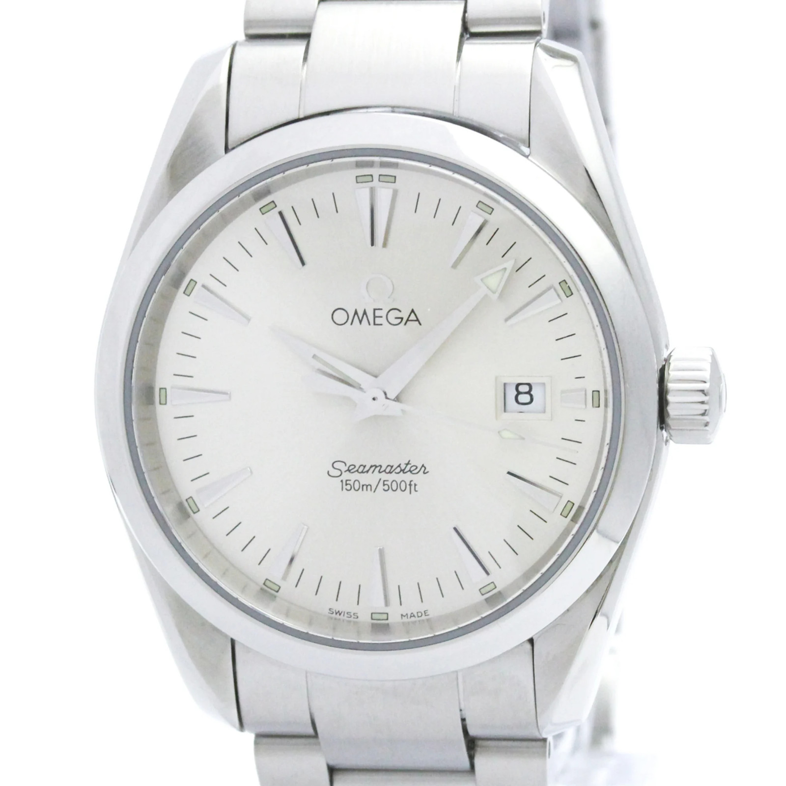 OMEGA Seamaster Aqua Terra Steel Quartz Mens Watch 2518.30 Polished BF597502