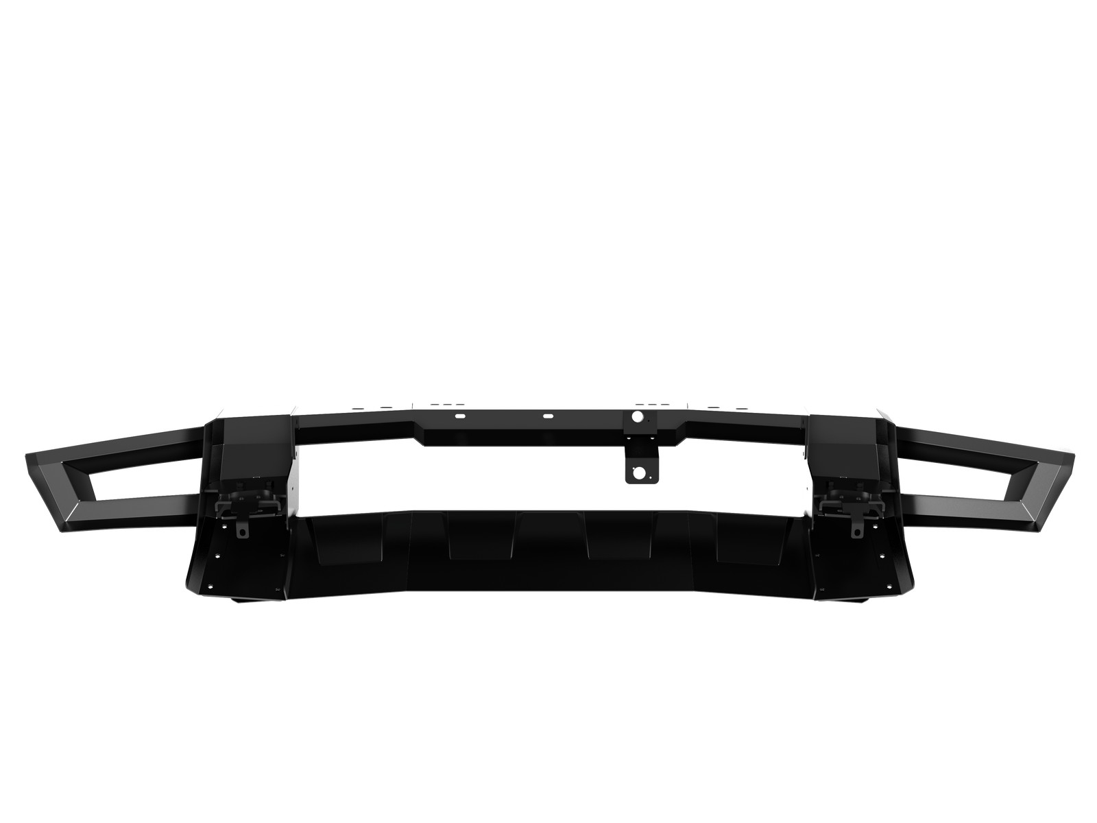 Heavy Steel Front Bumper For 2024-25 Tesla Cybertruck  W/Mounting Hole Of Camera