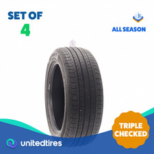 Set Of 4 Used 21555r17 Continental Procontact Tx 94v - 6-832 19zly