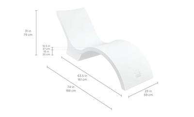 NO LONGER AVAILABLE Ledge Loungers Signature Chaise Deep