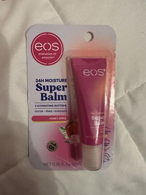 EOS Super Balm 24H Moisture Honey Apple Flavor 0.35 Oz 10 ML