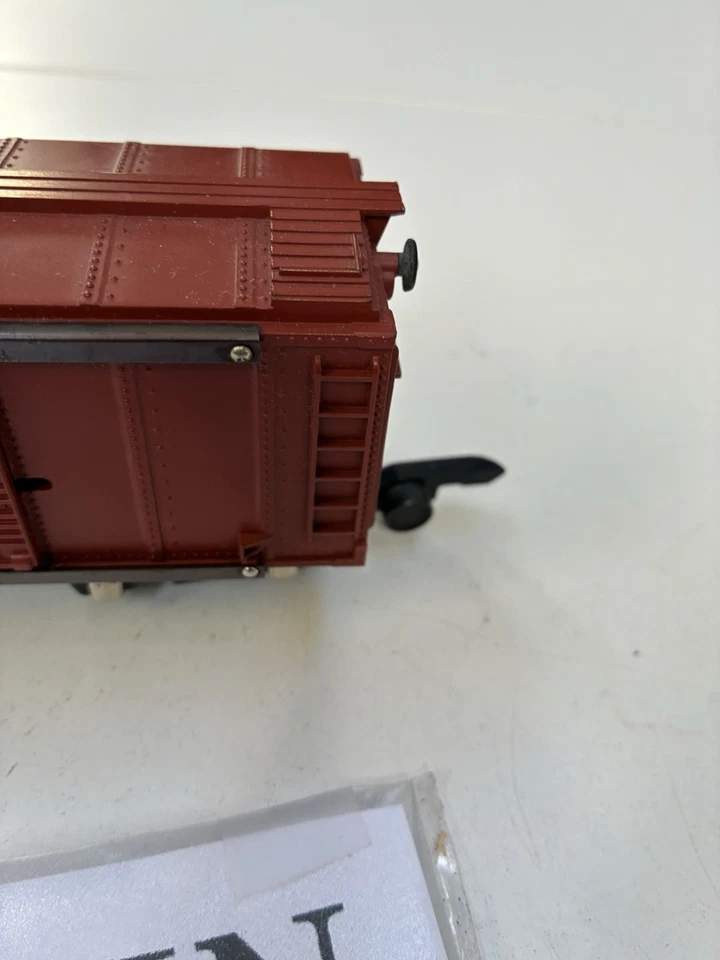 Coche de carga operativo American Flyer 734 calibre S A.C. Gilbert rojo vintage años 50 Foto 4 de 4