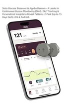 Stelo Glucose Biosensor Kit 2-Pack Sensors Exp 04/2027 SEALED