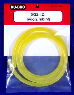 DU-BRO X-LARGE 5/32'' ID TYGON TUBING ( 3 FEET )( CAT. # 554 )