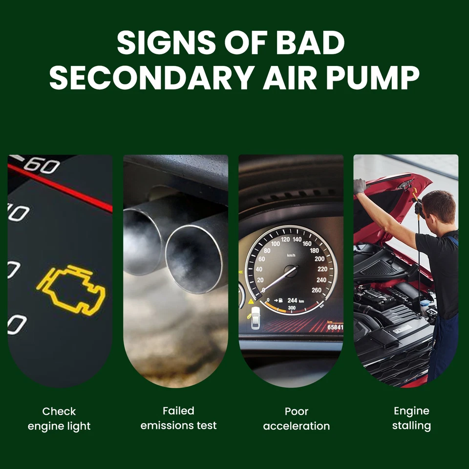 Secondary Air Injection Pump Fit Chevrolet Express Silverado GMC Sierra Savana Foto 4 de 4