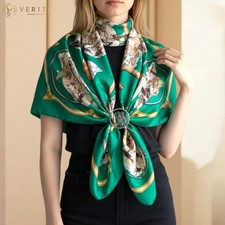 RARE VINTAGE HERMES Silk Scarf "Le Laisser Courre" Carre 90