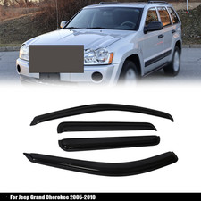 Window Visors Sun Rain Guards Replacement New For Jeep Grand Cherokee 2005-2010