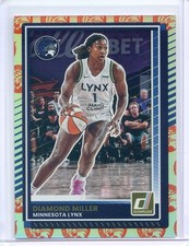 2025 Panini Donruss WNBA DIAMOND MILLER #17 Logo Team Holo SSP /13 LYNX