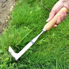 Stainless Steel L-Shaped Weeding Tool for Garden, Patio & Narrow Gaps - Image 2