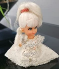 VINTAGE LITTLE KIDDLE STORYBOOK CINDERIDDLE DOLL Platinum Blonde Cinderella