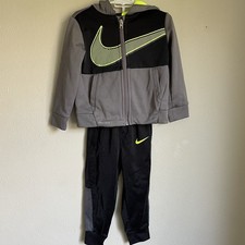 Nike Two Piece Tracksuit Full Zip Hoodie Set Size 2T/24 Months