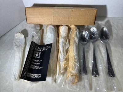 International Stainless Hampton Hall 50 Piece Service For 8 Silverware Flatware