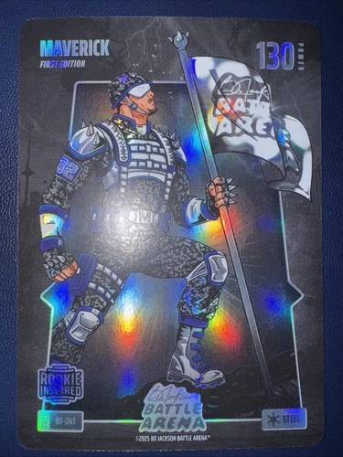 2026 Bo Jackson Battle Arena MAVERICK COOPER FLAGG RC Steel Battlefoil 1st Ed