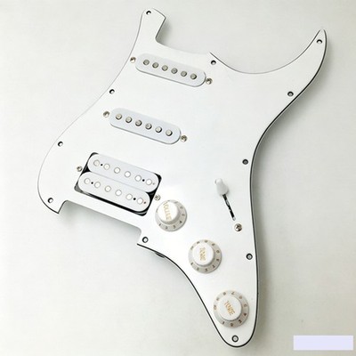 Pre-wired SSH Loaded Pickguard 3Ply for ST SQ Strat Electric Guitar Pickups New