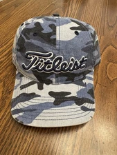 Rare Titleist Folds Of Honor Foundation Military  Blue Camo Print  Golf Hat