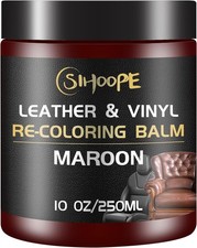 Leather Recoloring Balm, Leather Repair Kit for Furniture, Leather Dye-maroon