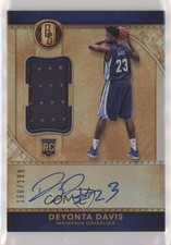 2016-17 Panini Gold Standard Rookie Jersey 166/199 Deyonta Davis #230 Auto 5w7