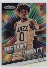 2023-24 Panini Prizm Instant Impact Silver Prizm Taylor Hendricks #1 15vw