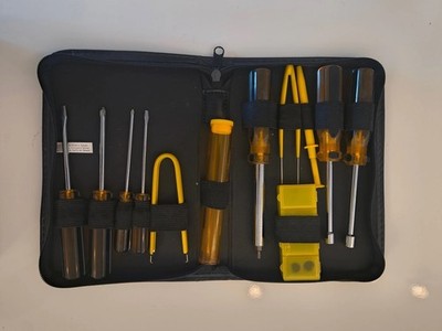 10 PC COMPUTER SERVICE TOOL KIT W/ZIPPER CASE - ELECTRONIC REPAIR