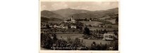 1935 Austria: Kirchberg Church & Valley Hills View RPPC Scenic Postcard