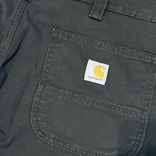 Carhartt Rugged Flex Relaxed Canvas Work Pants 34x32 Dark Gray/green 102291-306 - Picture 10 of 13