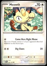 Meowth [Reverse] #52 Prices | Pokemon Japanese Scarlet & Violet
