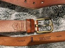 Levi's Genuine Leather Belt Brown Size 90/36 With Levi  s Logo