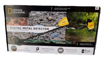Explore Scientific National Geographic Digital Metal Detector w/Headphones NIB!