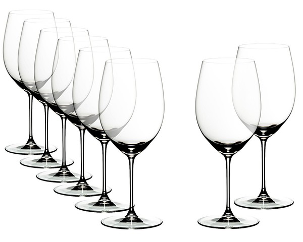 Riedel 7449/0 Veritas Cabernet / Merlot Weinglas Vorteilsset Kauf 8 Zahl 6-image