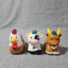 VTech Educational Go Go Smart Farm Animals Rooster Goat Cow - Tested & Working 